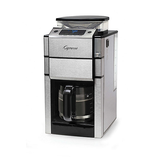 Alternate image 1 for Capresso® Coffee TEAM PRO Plus 12-Cup Coffee Maker with Grinder
