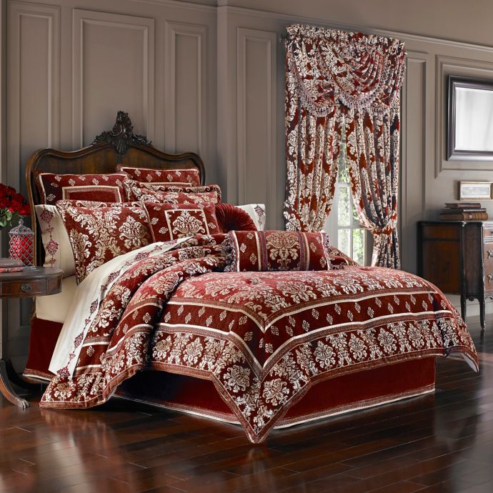 J. Queen New York™ Dynasty Comforter Set in Red | Bed Bath ...