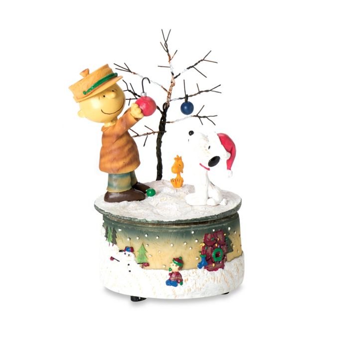 charlie brown christmas figurine set