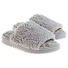 Alternate image 2 for Cozy Mountain&trade; X-Large Women&#39;s Sherpa Slide Slippers in Light Grey