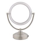 Alternate image 0 for Rialto Fluorescent Light 5X Magnification Vanity Mirror in Nickel