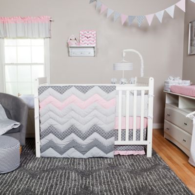 chevron crib bedding