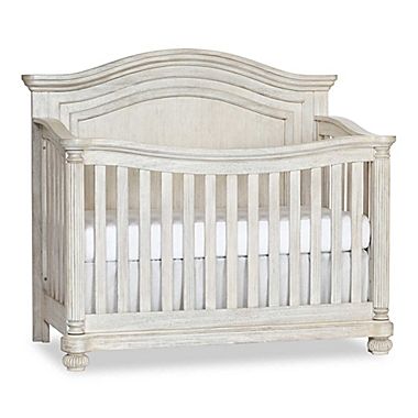 Kingsley Charleston Crib in Weathered White. View a larger version of this product image.