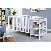 Suite Bebe&reg; Palmer 3-in-1 Convertible Crib with Changer in White