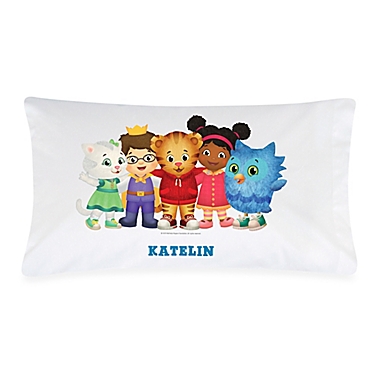 &quot;Daniel Tiger s Neighborhood&quot; Pillowcase in White/Multicolor. View a larger version of this product image.