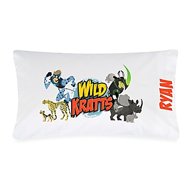 &quot;Wild Kratts&quot; Pillowcase in White/Multicolor. View a larger version of this product image.