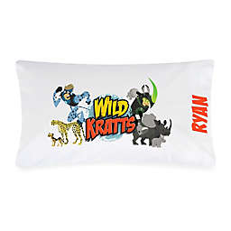 "Wild Kratts" Pillowcase in White/Multicolor