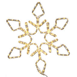 Vickerman 48-Inch LED Diamond Snowflake in Pure White