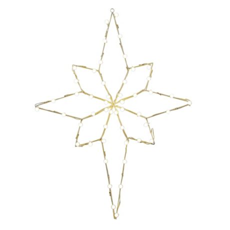 Vickerman 48 Inch Pre Lit Wire Star Of Bethlehem Outdoor