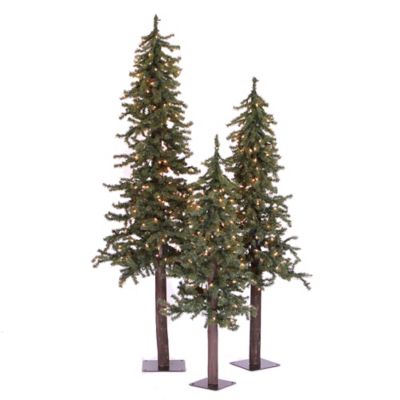 natural artificial christmas trees