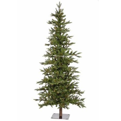 7 ft white pre lit christmas tree