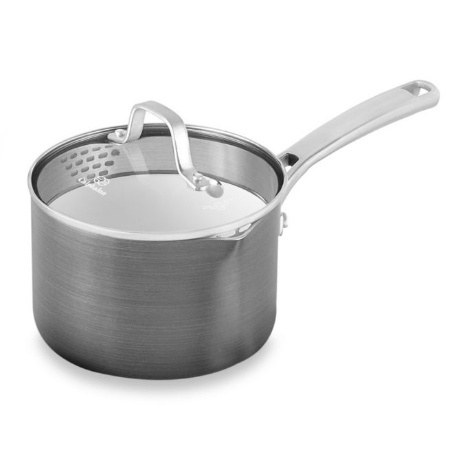 Calphalon® Classic Ceramic Nonstick 2.5 qt. Covered Saucepot Bed Bath