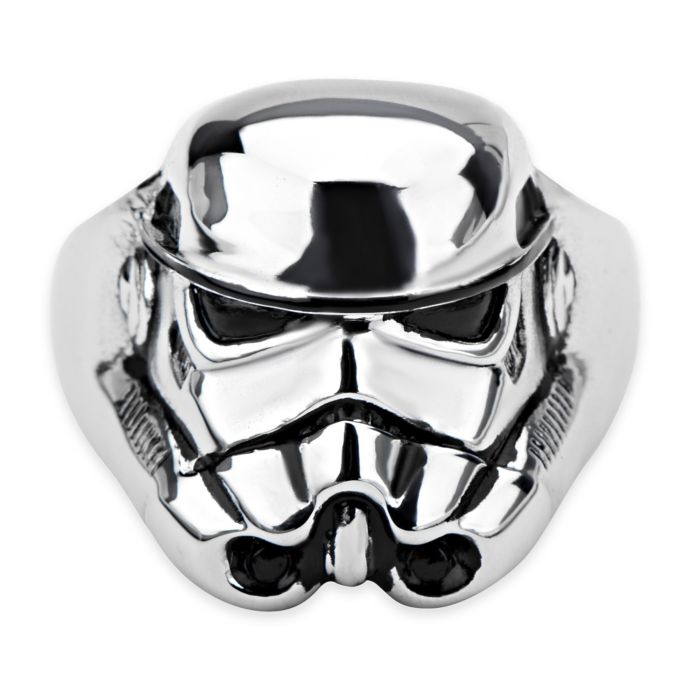 stainless steel star wars ring