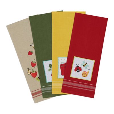 strawberry kitchen towels