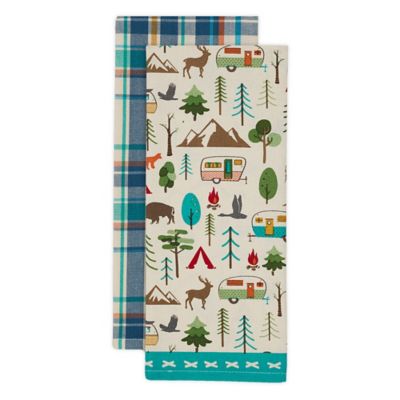 Happy Camper Kitchen Towels (Set of 2)