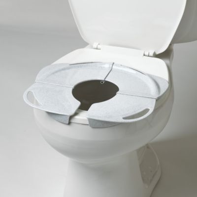 collapsible toilet seat