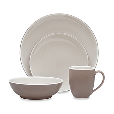 Noritake&reg; ColorTrio Coupe Dinnerware Collection in Clay. View a larger version of this product image.