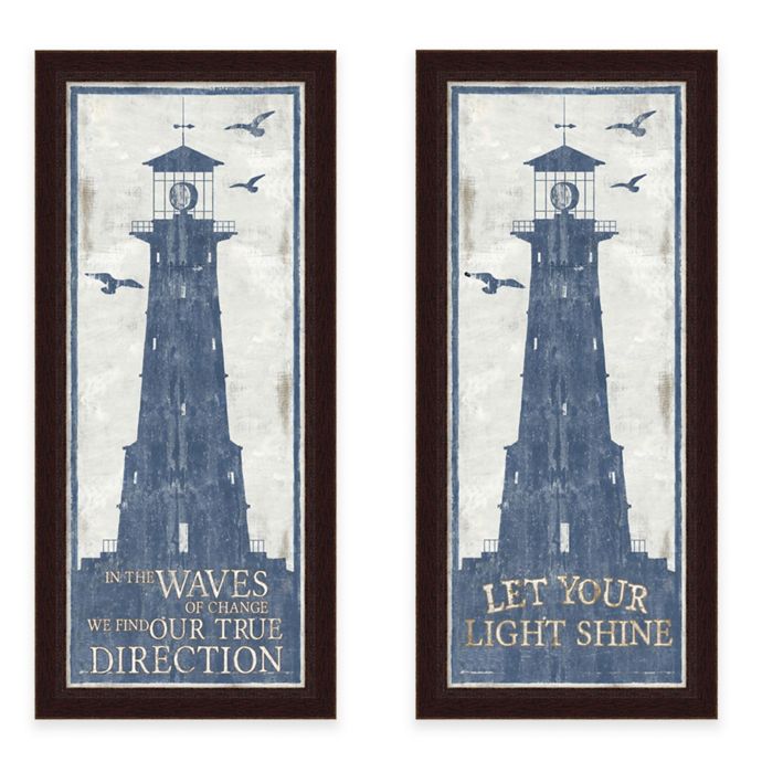 Framed Lighthouse Wall Art Collection Bed Bath Beyond