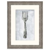 Watercolor Fork 18-Inch x 24-Inch Framed Giclée Wall Art