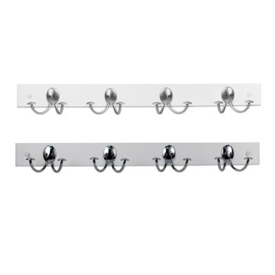 Spectrum&trade; Stratford Wood Rack with 4 Double Hooks