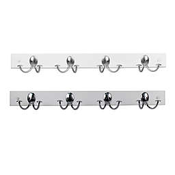 Spectrum™ Stratford Wood Rack with 4 Double Hooks