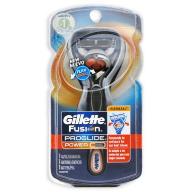 Bezighouden Ale video Gillette® Fusion® ProGlide® Power Razor with Flexball™ Technology and 1  Blade Refill | Bed Bath & Beyond
