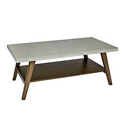Progressive Furniture® Jackson Concrete Cocktail Table in Grey/Auburn