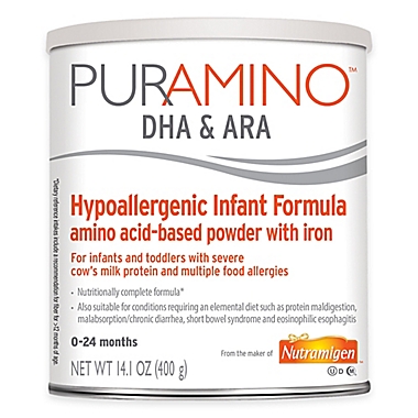 Enfamil&trade; 14.1 oz. PurAmino&trade; DHA & ARA Infant Formula. View a larger version of this product image.