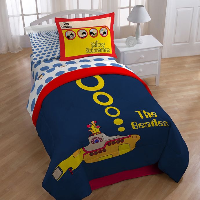 Beatles Yellow Submarine Comforter Set Bed Bath Beyond