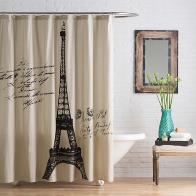 paris shower curtain