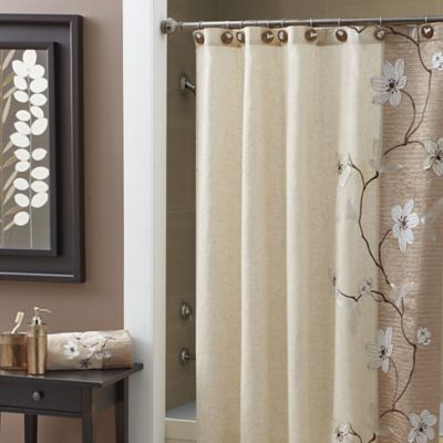 70-Inch by 72-Inch Croscill Mosaic Leaves Shower Curtain Multi Motors