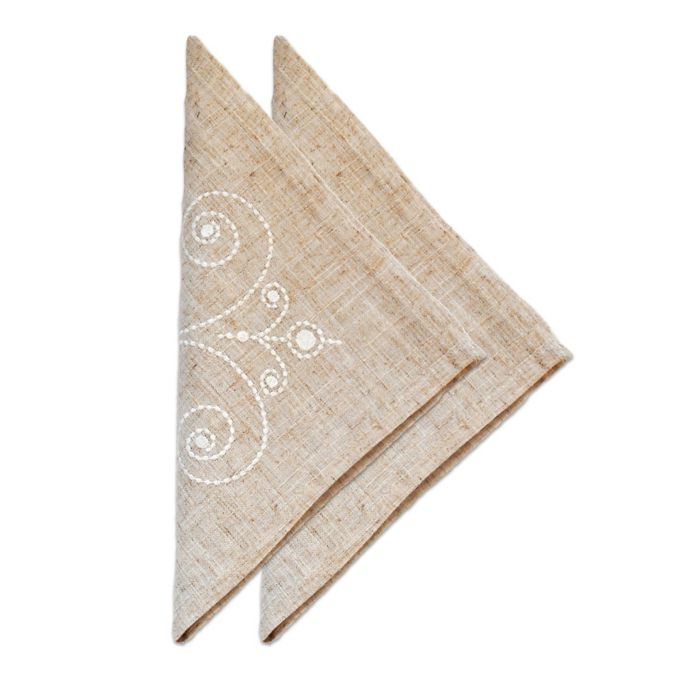 Lenox® French Perle Napkins in Linen (Set of 2) | Bed Bath & Beyond