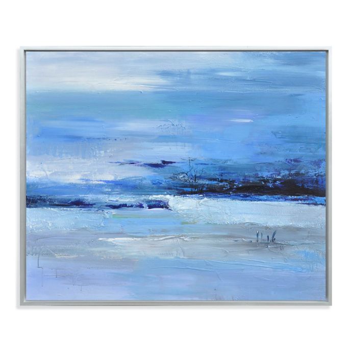 Calmness of Blue Canvas Wall Art | Bed Bath & Beyond