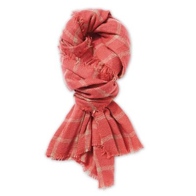 Blanket Scarf in Coral