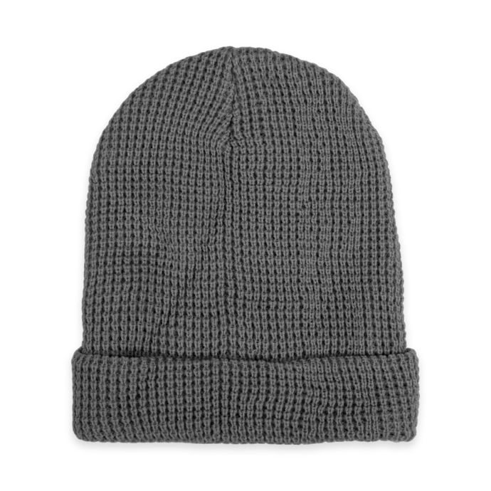 mens waffle knit beanie