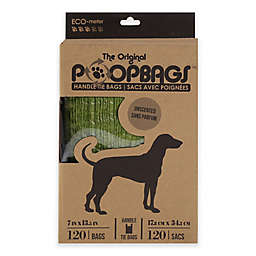Poop Bags™ 120-Pack Handle Tie Dog Waste Bags
