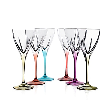 Lorren Home Trends Fusion Cordial Glasses in Multi (Set of 6). View a larger version of this product image.