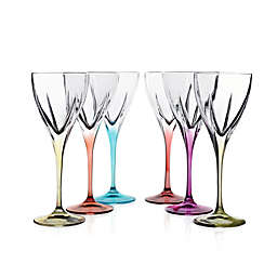 Lorren Home Trends Fusion Cordial Glasses in Multi (Set of 6)