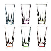 Lorren Home Trends Fusion Highball Glasses in Multi (Set of 6)