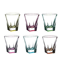 Lorren Home Trends Fusion Shot Glasses in Multi (Set of 6)