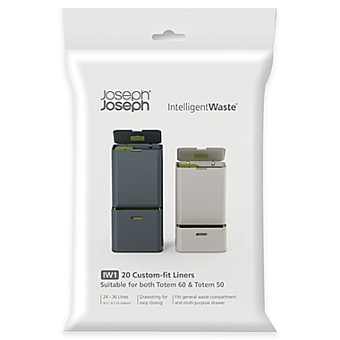 90 Litres Joseph Joseph IW4 Intelligent Waste Bin Liners 40 Bags 
