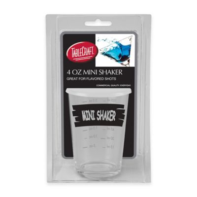 Tablecraft Glass Mini Shaker with Lid