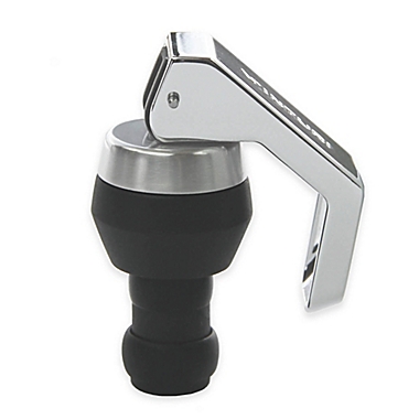 Vinturi&reg; Lever Wine Stopper in Polished Chrome. View a larger version of this product image.