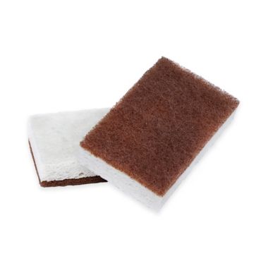 Full Circle In A Nutshell Walnut Scrubber Sponges (Set of 2). View a larger version of this product image.