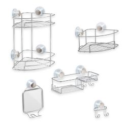 iDesign® Turn-N-Lock Suction Shower Accessories