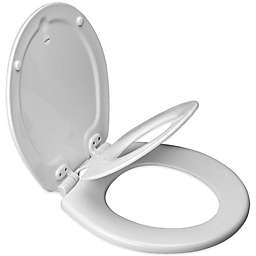 Mayfair® Round White NextStep® Child/Adult Toilet Seat with Whisper Close