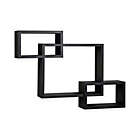 Alternate image 0 for Danya B&trade; Intersecting Cubbies Wall Shelf in Black