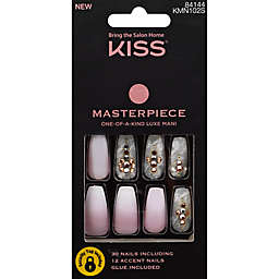 KISS® Masterpiece Nails in Rose & Gold (Set of 30)