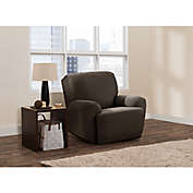 Zenna Home Smart Fit Stretch Suede 4-Piece Recliner Slipcover