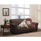 Alternate image 1 for Zenna Home Smart Fit Reversible Faux Suede Furniture Cover Collection